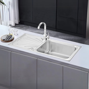 Aqua Viva Stainless Steel Sink 0.6 mm